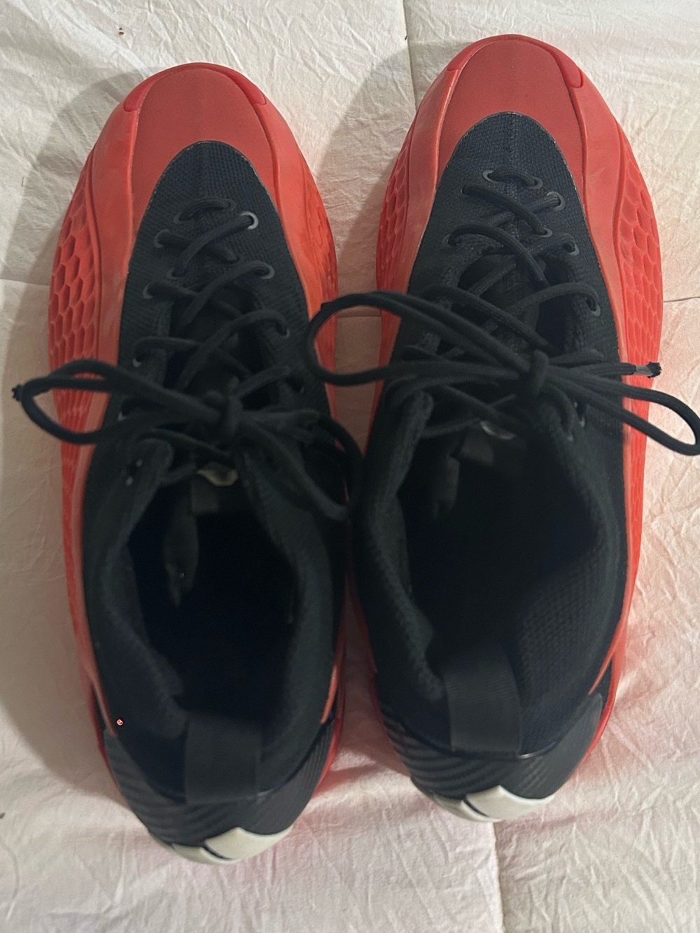 Adidas Anthony Edwards 1 Men's Athletic Shoes Black and Red - Picture 2 of 8